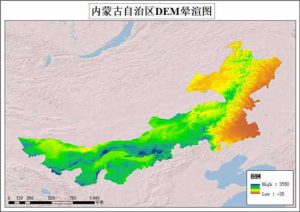 2015年内蒙古GDEM V2数字高程数据,中科超图地理云平台