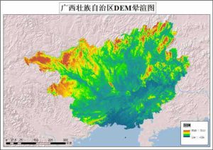 2015年广西GDEM V2数字高程数据,中科超图地理云平台