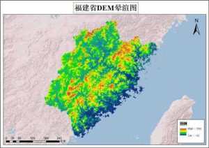 2015年福建省GDEM V2数字高程数据,中科超图地理云平台