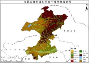 东四盟地区1995年土壤类型分布数据,中科超图地理云平台