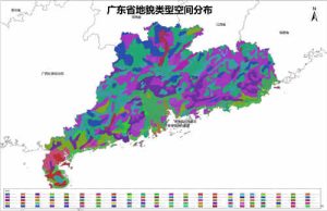 广东省地貌类型空间分布数据,中科超图地理云平台