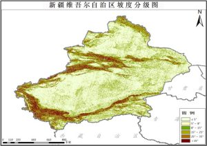 新疆维吾尔自治区坡度数据,中科超图地理云平台