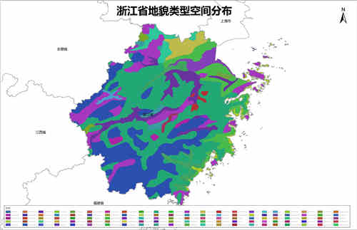 浙江省地貌类型空间分布数据浙江省地貌类型空间分布数据