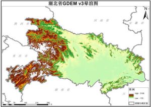 湖北省ASTER GDEM v3数字高程数据,中科超图地理云平台