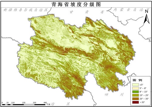 青海省坡度数据