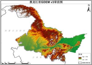 黑龙江省ASTER GDEM v3数字高程数据,中科超图地理云平台