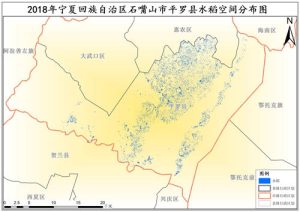 2018年宁夏回族自治区水稻种植分布数据,中科超图地理云平台