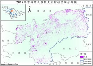 2019年吉林省大豆种植分布数据,中科超图地理云平台
