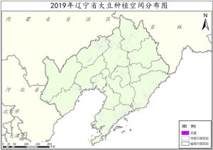 2019年辽宁省大豆种植分布数据,中科超图地理云平台