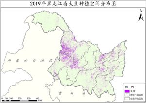 2019年黑龙江省大豆种植分布数据,中科超图地理云平台
