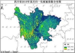 四川省归一化植被指数NDVI逐月数据,中科超图地理云平台