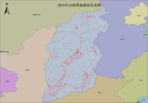 山西省加油站分布数据