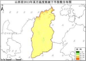 山西省温度植被干旱指数TVDI逐月数据,中科超图地理云平台