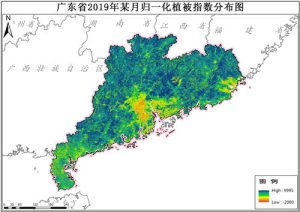 广东省归一化植被指数NDVI逐16天数据,中科超图地理云平台