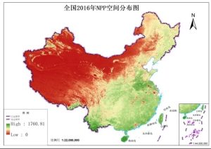 内蒙古自治区2019年净初级生产力逐月数据,中科超图地理云平台