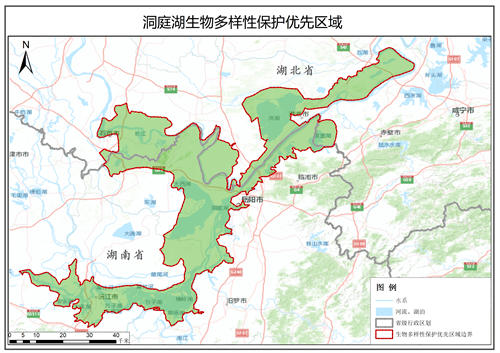 洞庭湖生物多样性保护优先区数据