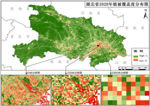 湖北省植被覆盖度（VFC）10米逐月数据,中科超图地理云平台