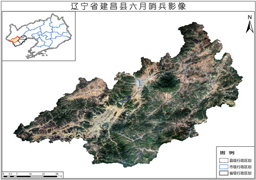 辽宁省建昌县哨兵影像