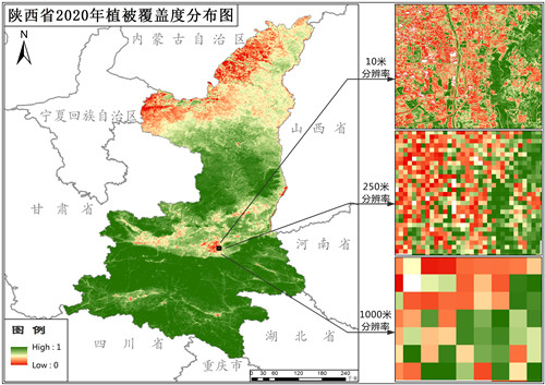 陕西省植被覆盖度（VFC）10米逐月数据