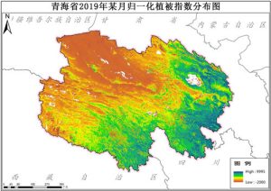 青海省归一化植被指数NDVI逐16天数据,中科超图地理云平台