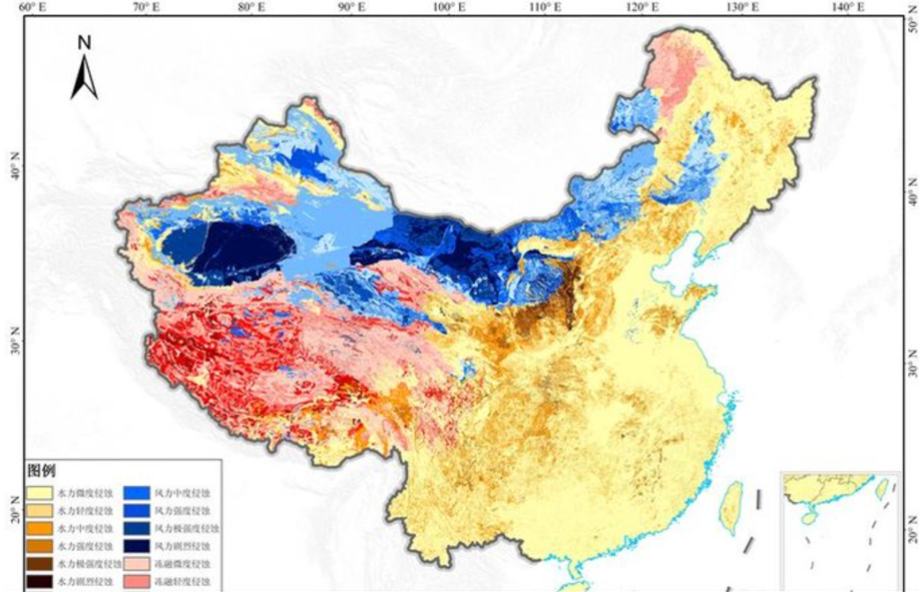 全国分省土壤侵蚀数据服务