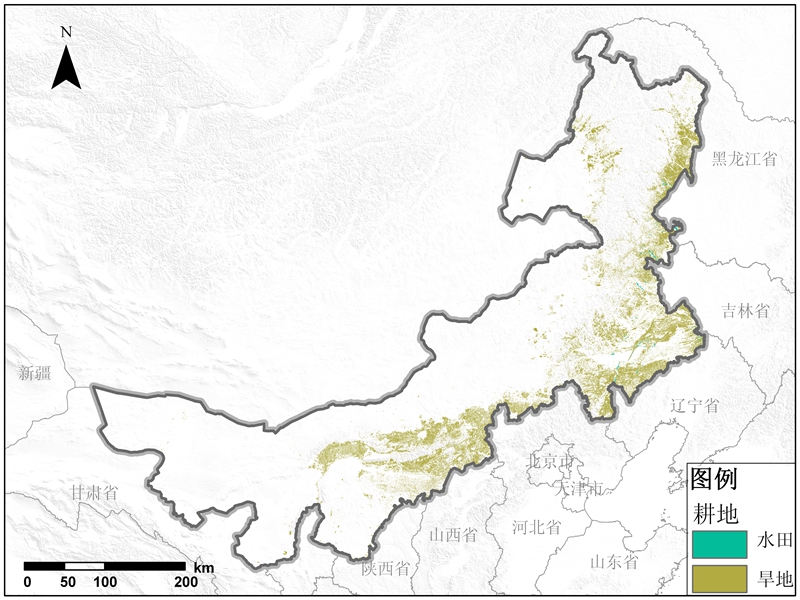 内蒙古自治区耕地资源空间分布数据服务