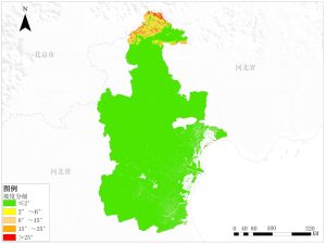 天津市坡度分级数据服务,中科超图地理云平台