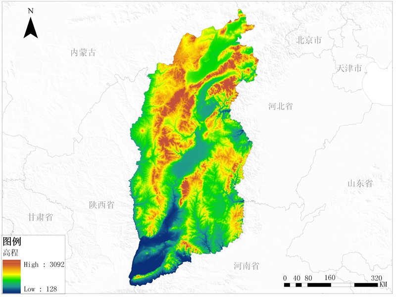 山西省DEM数据服务
