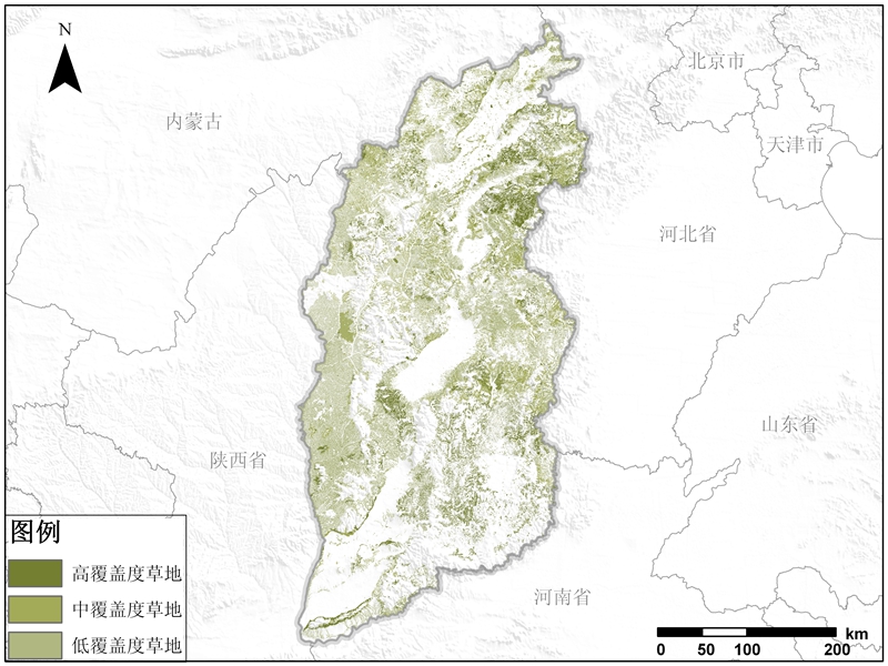 山西省草地资源空间分布数据服务