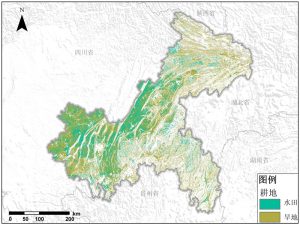 重庆市耕地资源空间分布数据服务,中科超图地理云平台