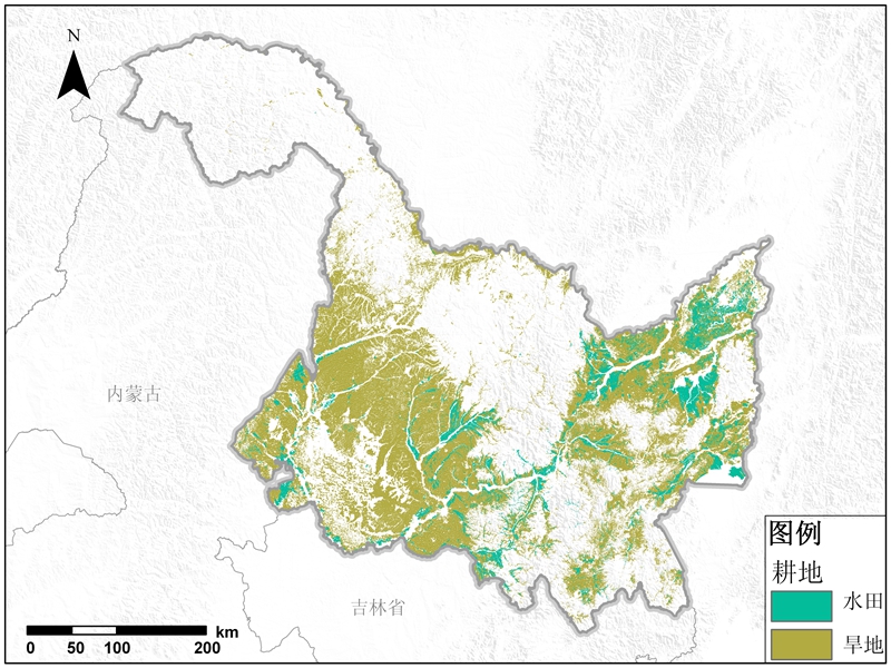 黑龙江省耕地资源空间分布数据服务