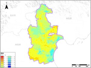 卫星遥感数据反演天津市地表温度(LST)数据服务,中科超图地理云平台