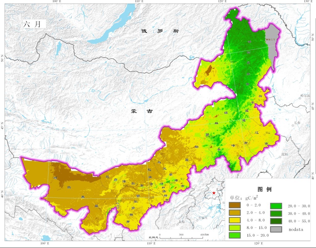 卫星遥感数据反演生态系统总初级生产力数据