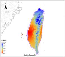 台湾年降雨量空间分布数据服务,中科超图地理云平台