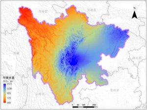四川省年降雨量空间分布数据服务,中科超图地理云平台