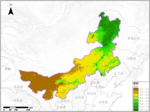 多种卫星遥感数据反演内蒙古叶面积指数（LAI）数据服务,中科超图地理云平台