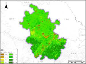 多种卫星遥感数据反演安徽省净初级生产力（NPP）数据服务,中科超图地理云平台