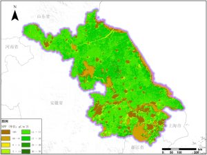 多种卫星遥感数据反演江苏省净初级生产力（NPP）数据服务,中科超图地理云平台