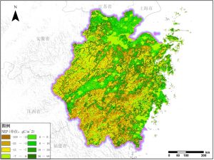 多种卫星遥感数据反演浙江省净生态系统生产力（NEP）数据服务,中科超图地理云平台