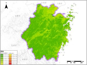 多种卫星遥感数据反演浙江省地表反照率(Albebo)数据服务,中科超图地理云平台