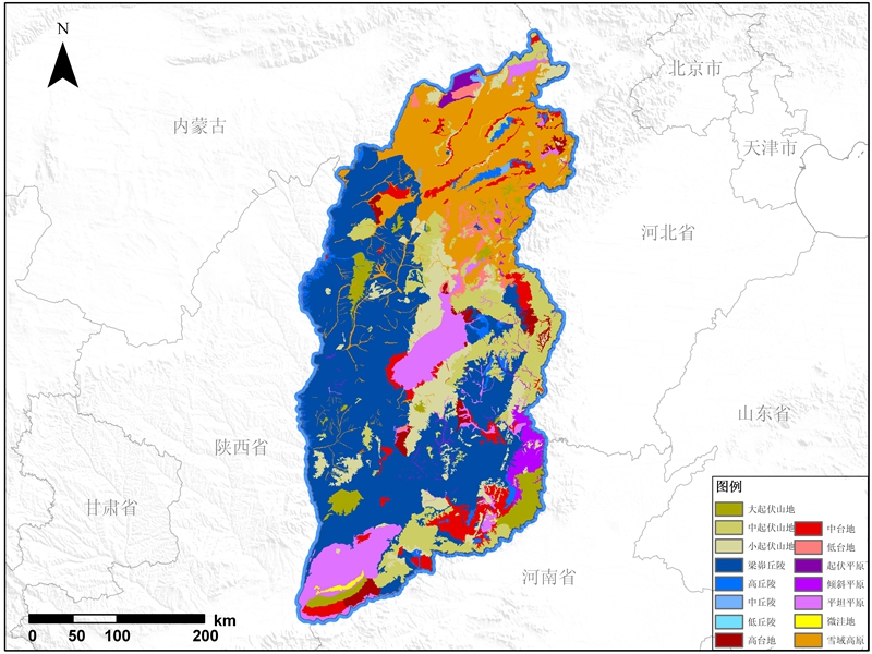 山西省地貌数据服务
