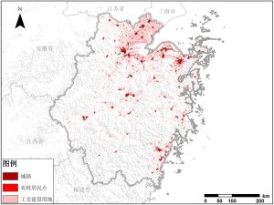 浙江省建设用地空间分布数据服务,中科超图地理云平台