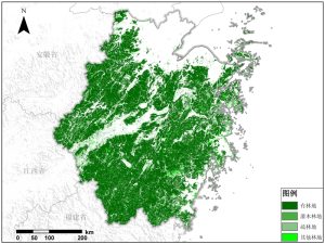 浙江省林地资源空间分布数据服务,中科超图地理云平台