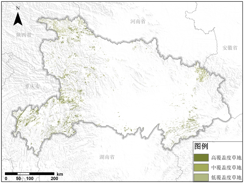 湖北省草地资源空间分布数据服务