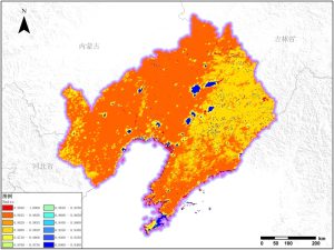 遥感数据反演辽宁省比辐射率数据服务（Emiss）,中科超图地理云平台