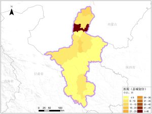 宁夏回族自治区县级医院分布数据服务,中科超图地理云平台
