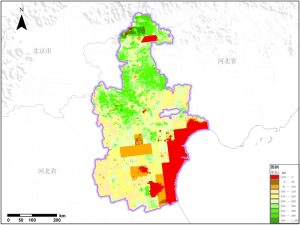 多种卫星遥感数据反演天津市蒸腾与蒸散（ET）数据服务,中科超图地理云平台