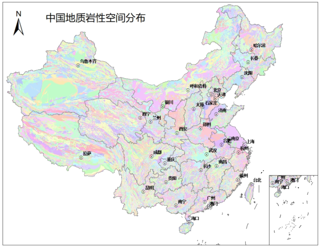 中国地质岩性空间分布数据 - 中科超图地理云平台,中科超图地理云平台