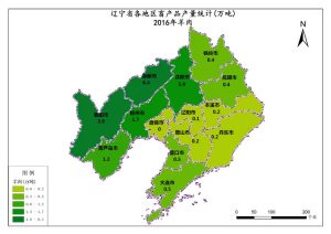 辽宁省2016年各地区羊肉总产量,中科超图地理云平台